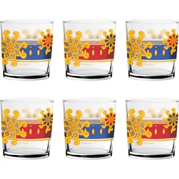 Sklenice Sklenice set 6ks 350ml Miami BRANDANI (barva - sklo, barevná)