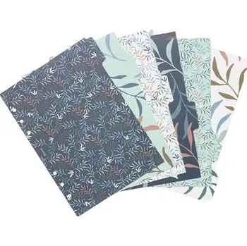 Náplň do diáře Rozřazovač Botanical 6 záložek náplň A5 diářů Filofax