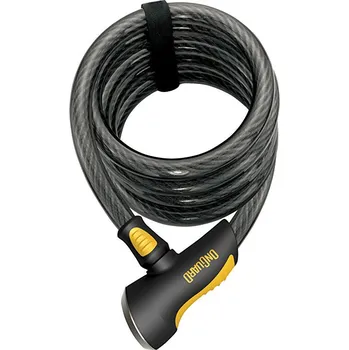 Zámek na kolo zámek ONGUARD Dobrman spirála 1850x15 mm Černá 1850
