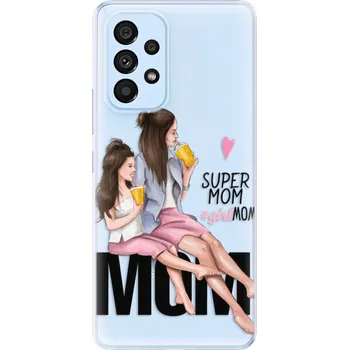 Pouzdro na mobilní telefon Odolné silikonové pouzdro iSaprio - Milk Shake - Brunette - Samsung Galaxy A53 5G