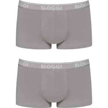 Pánské spodní prádlo Boxerky Sloggi Men GO ABC Hipster 2P - Sloggi šedá (00GR) 000M