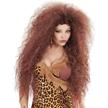 Karnevalová paruka WIDMANN Pravěká žena hnědá