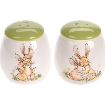 Dóza na potraviny Kořenky Zajíčci, barva zelená (133064 041 AZD500840 kořenky zelené)