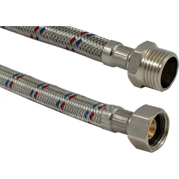 Flexi hadice nerezová 3/8" x 3/8" FM, 50 cm