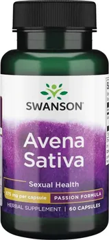 Přírodní produkt Swanson Avena Sativa 575 mg 60 cps.