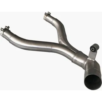 Výfuk pro motocykl Mistral Mistral MG V85TT (E4) středový kompenzátor bez katalyzátoru