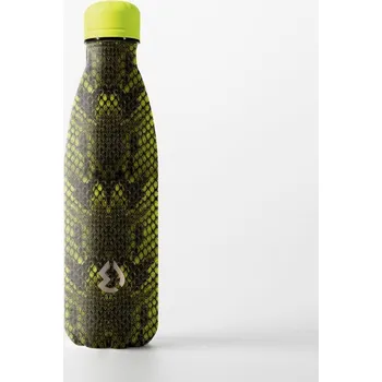 Láhev Water Revolution Nerezová Termo láhev na pití Fashion Had zelená Potravinářská nerezová ocel 18/8, 500 ml