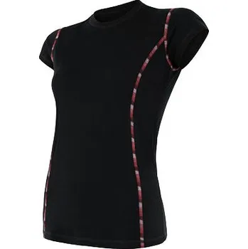 SENSOR MERINO AIR dámské triko kr.rukáv černá Velikost: L