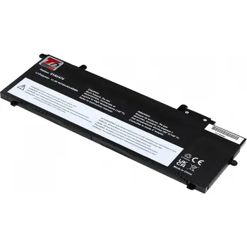 Příslušenství pro notebook Baterie T6 Power pro notebook Lenovo 01AV484, Li-Poly, 11,4 V, 4210 mAh (48 Wh), černá