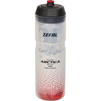 Láhev Zéfal Arctica 75 stříbrná/červená (750 ml) (Termo láhev Zéfal Arctica 75 stříbrná/červená (750 ml))