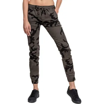 Dámské kalhoty kalhoty dámské URBAN CLASSICS - Camo Jogging - TB1998 - XXL