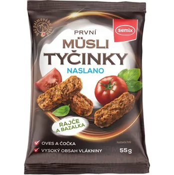 Semix Müsli tyčinky naslano rajče a bazalka 55 g