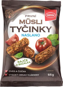 Semix Müsli tyčinky naslano rajče a bazalka 55 g