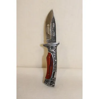 kapesní nůž Nůž GRAVÍROVANÝ s klipem KANDAR A3191 - kozoroh