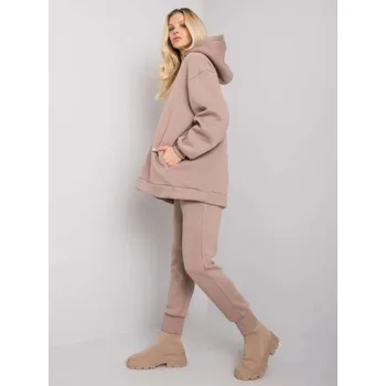 Dámská souprava dvoudílná tepláková LUCIA tmavě béžová