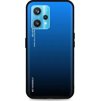 Pouzdro na mobilní telefon Kryt Realme 9 Pro+ pevný duhový modrý (obal neboli pouzdro na Realme 9 Pro+)