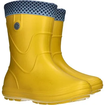 Dívčí holínky Demar VIBES 0320 E žlutá Dětské holínky zateplené 26-27 0320E_26-27