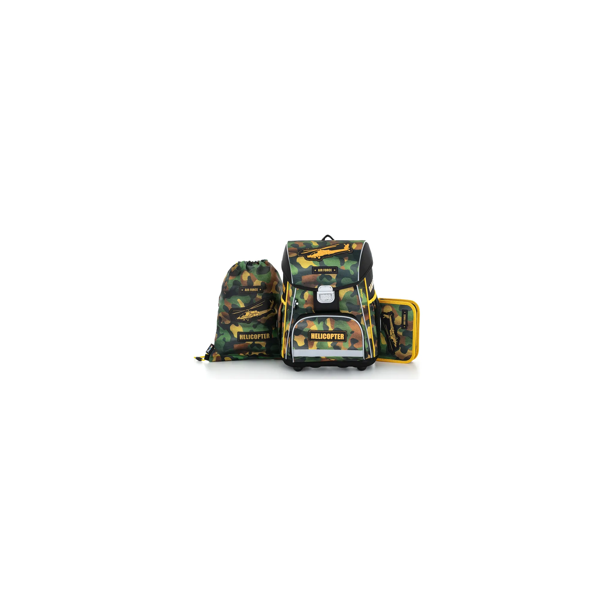 Fotografie 1 - Set školních potřeb Oxybag Premium Light 3dílný set Helikoptéra 0-59522