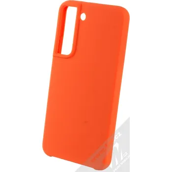 Pouzdro na mobilní telefon 1Mcz Silicone ochranný kryt pro Samsung Galaxy S22 5G mrkvově oranžová (carrot orange)