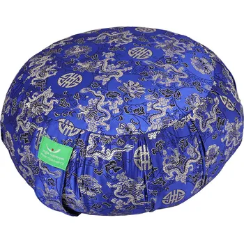 Meditační polštář Luxury Dragon modrý