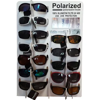 Pouzdro na brýle Polarized Stojan DOUBLE plastový na 12ks brýlí
