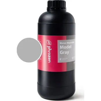 3D tisk Phrozen Water-Washable Resin - 1 kg, Barva Šedá