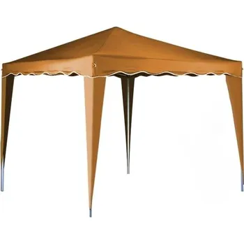 DBA Nůžkový altán bez bočnic, 3 x 3 m hnědý