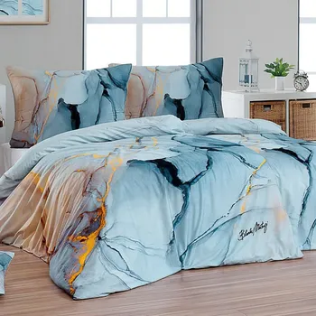 Bytový textil Matějovský Elements Trip Blanka Matragi Mako satén 2dílné 140 x 200, 70 x 90 cm nitěné knoflíky