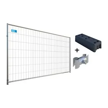 Plot Sada základní mobilní oplocení Standard s plastovou patkou