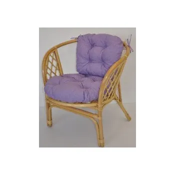 Sedací pytel Axin Trading Polstr na křeslo Bahama fialový melír (jednobarevný) - SLEVA 3% s kodem radost25