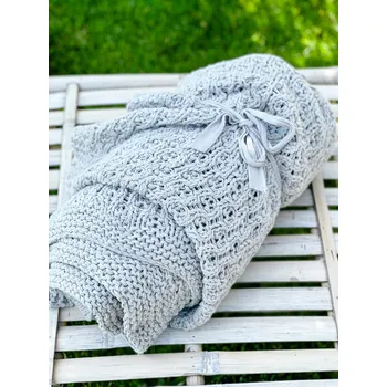 Přehoz na lůžko Pléd pletený