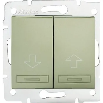 vypínač KANLUX DOMO Žaluziový spínač - šampaňská