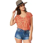 tričko Rip Curl Sun Rays Reverse - Red M