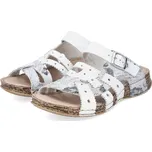 Dámské pantofle 61185-80 Rieker bílá Barva: weiss, Velikost: 38