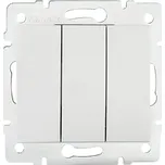 KANLUX LOGI Trojitý vypínač - č. 3 - bílá
