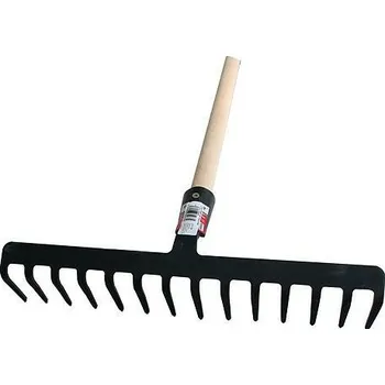 Hrábě STREND Pro Premium hrábě 16 zubu, s násadou