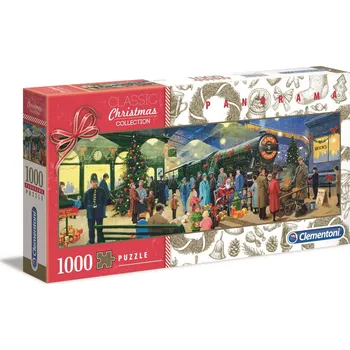 Puzzle Clementoni Vánoční kolekce Santa 1000 dílků