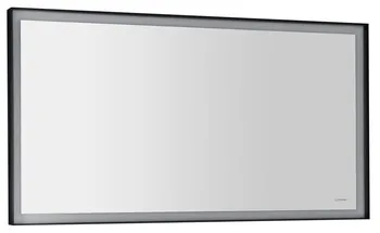Zrcadlo SAPHO Sort LED ST120 120 x 70 cm černé matné