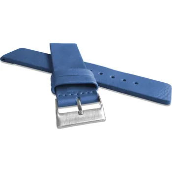 Modrý kožený řemínek LAVVU Plain Top Grain LSCUJ Šířka řemínku: 22mm
