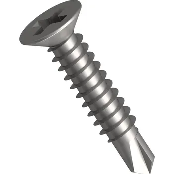 Šroub Šroub do plechu samovr. se zapuš. hlav. DIN 7504 P Zn kříž.dr. pr.3,5x19