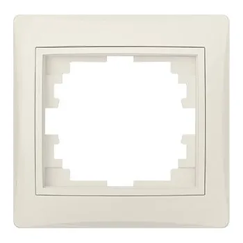 vypínač KANLUX DOMO Jednoduchý horizontální rámeček - krémová