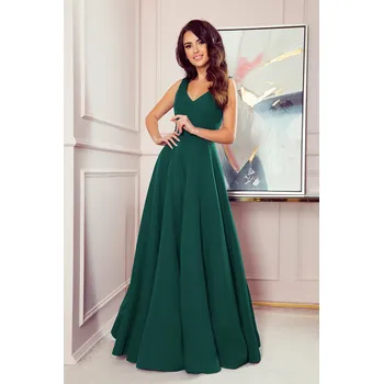 Dámské šaty Glara Elegantní dlouhé šaty na ramínka 800782