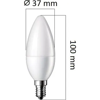 Žárovka Stmívatelná LED žárovka E14 6W 480lm, studená, ekvivalent 32W DOPRODEJ