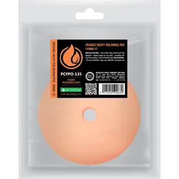 Lešticí kotouč IGL Orange Heavy Polishing Pad - středně tvrdý leštící kotouč 135