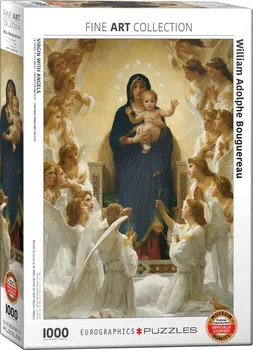 Puzzle Eurographics Panna Maria s anděly 1000 dílků