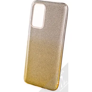 Pouzdro na mobilní telefon 1Mcz Shining Duo TPU třpytivý ochranný kryt pro Xiaomi Redmi Note 11 5G (China version), Redmi Note 11S 5G, Redmi Note 11T 5G, Poco M4 Pro 5G stříbrná zlatá (silver gold)