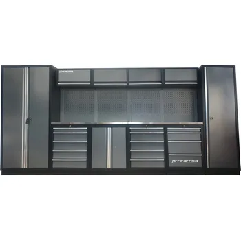 SESTAVA DÍLENSKÉHO NÁBYTKU PROCAROSA PROFESSIONAL XL-6 Pracovní deska: nerezová, Hmotnost: 417, 7 kg