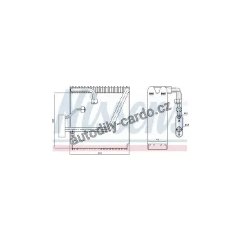 Chladič motoru Výparník NISSENS 92204