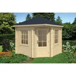 Zahradní srubový domek 28 mm Daniel 260X260 (Zahradní srubový domek 28 mm)