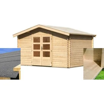Zahradní domek Zahradní domek 28 mm 3,87x2,97 s podlahou a krytinou LG2097 (Zahradní domek )